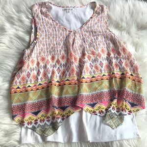 John Paul Richard layered blouse large